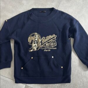 Louis Vuitton Navy Blue Sweater